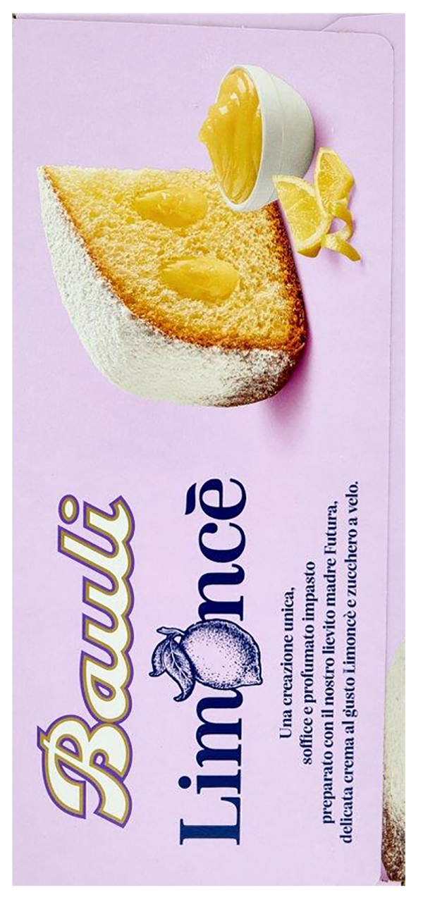 Bauli Limoncè Colomba con Farcitura Delicata al Gusto di Crema ai Limoni 750g