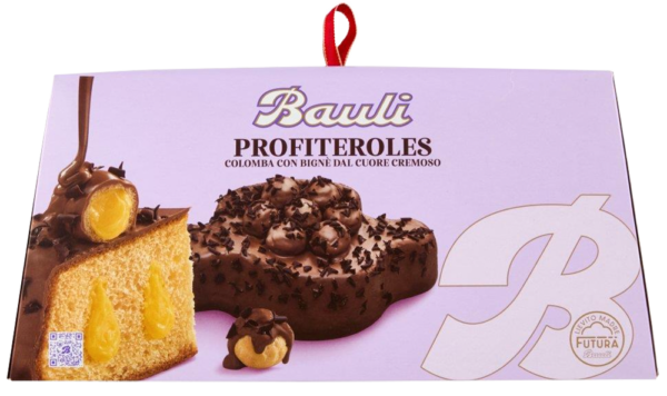 Bauli Profiteroles Colomba con Bignè dal Cuore Cremoso 750g