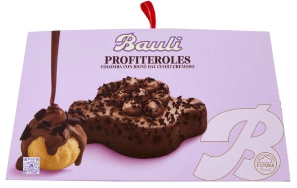 Bauli Profiteroles Colomba con Bignè dal Cuore Cremoso 750g