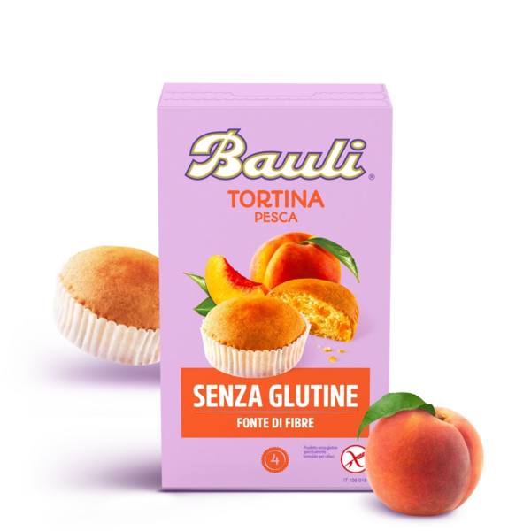 Bauli Tortine alla Pesca Senza Glutine 140g