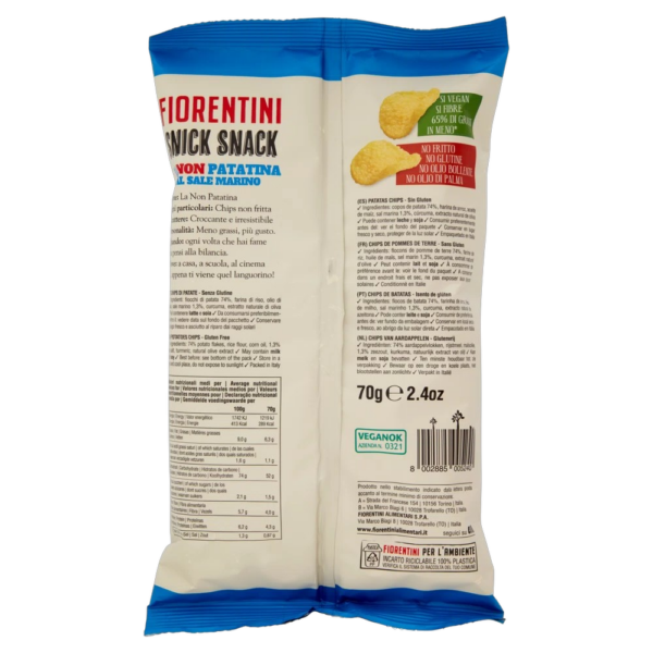 Fiorentini Snick Snack La NON Patatina Al Sale 70g