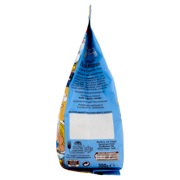 Mulino Bianco Frollini del Piccolo Mugnaio con Scaglie di Cioccolato e Panna 300g