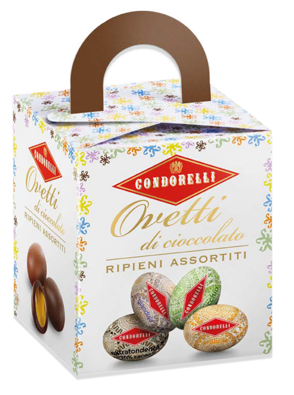 Condorelli Ovetti di Cioccolato al Latte e Fondente con Ripieno Assortito 120g