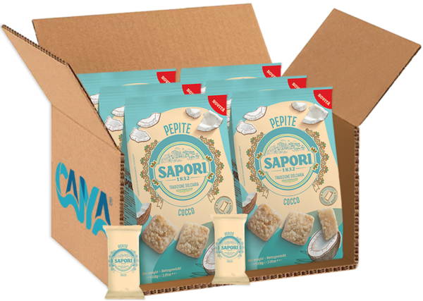Sapori Pepite Mandorle e Cocco 108g box