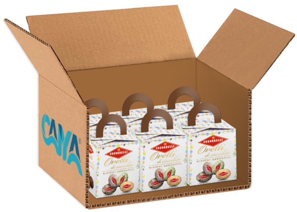 Condorelli Ovetti di Cioccolato al Latte e Fondente con Ripieno Assortito 120g box