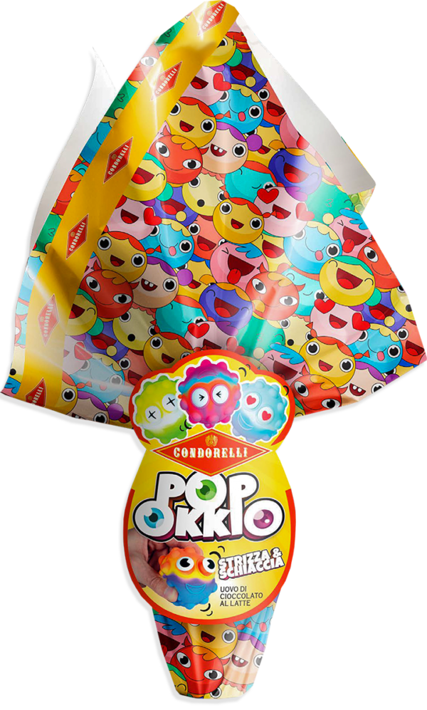 Condorelli Okkio Pop Junior Uovo di Cioccolato al Latte 170g