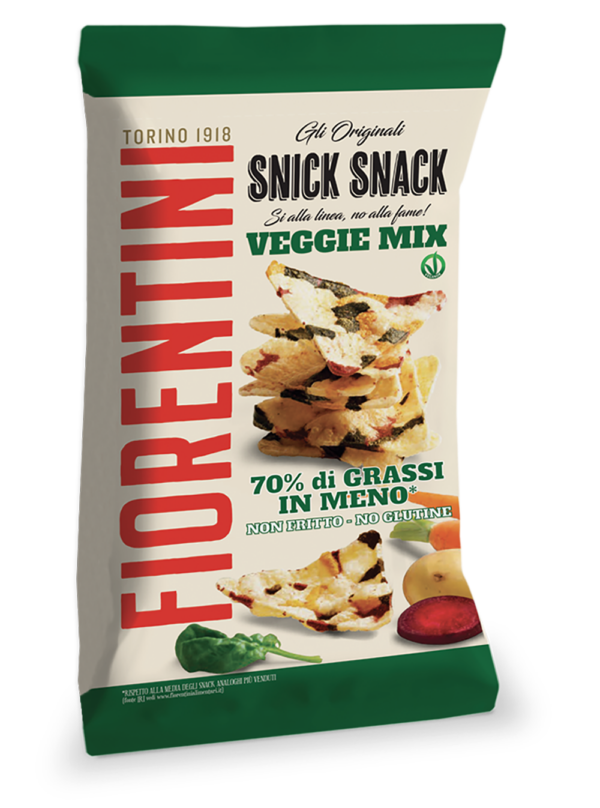 Fiorentini Snick Snack Veggie Mix Gallette di Patate con Verdure Croccanti 70g