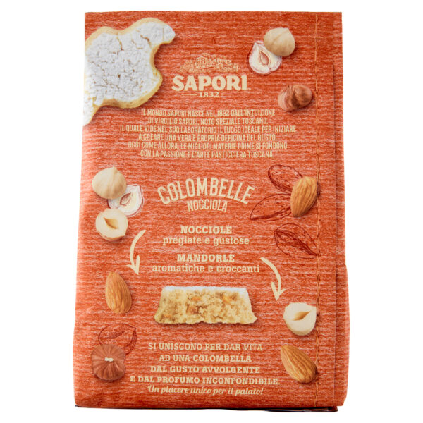 Sapori Colombelle Mandorla alla Nocciola 127g retro