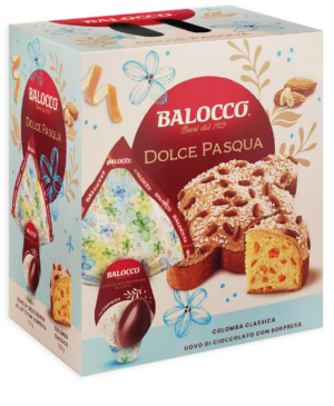 Balocco Dolce Pasqua Confezione 2 Pezzi: Uovo di Cioccolato + Colomba con Canditi 750g