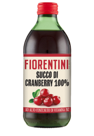 Fiorentini Succo Cranberry Mirtillo Rosso Americano 100% Concentrato 330ml