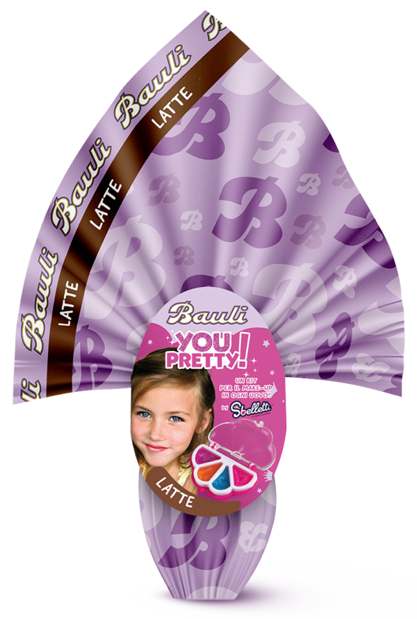Bauli Uovo You Pretty Cioccolato al Latte con Sorpresa Make Up 240g
