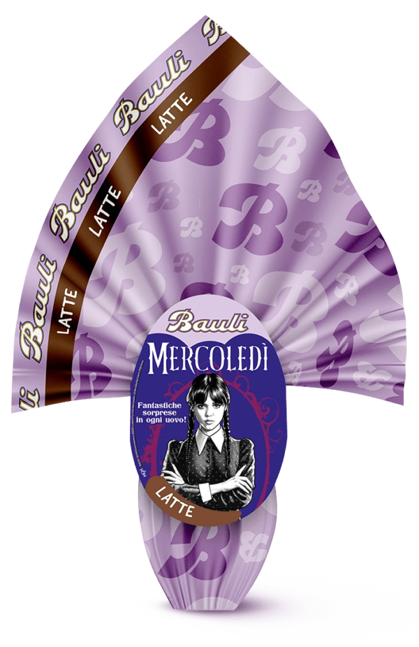 Bauli Uovo Mercoledì Addams Cioccolato al Latte con Sorpresa 240g