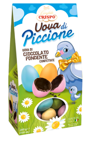 Crispo Uova di Piccione al Cioccolato Fondente 200g