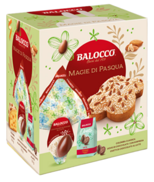 Balocco Magie di Pasqua Confezione Regalo Colomba Uovo e Ovetti di Cioccolato