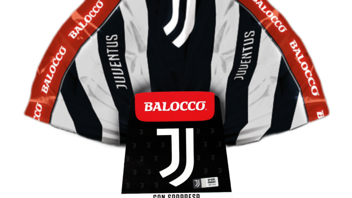 Balocco Juventus Uovo al Cioccolato Superiore al Latte con Sorpresa 240g
