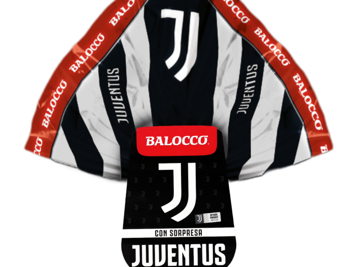 Balocco Juventus Uovo al Cioccolato Superiore al Latte con Sorpresa 240g