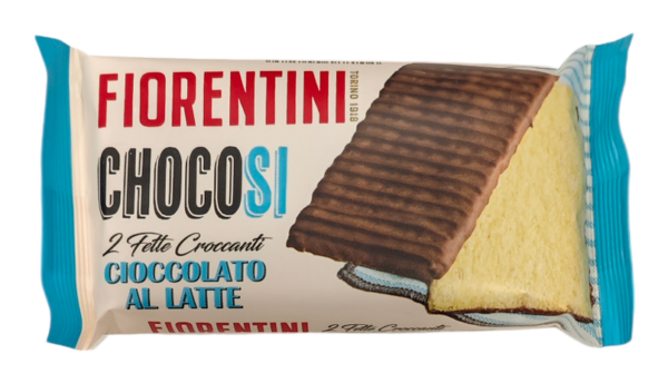 Fiorentini ChocoSi Fette Croccanti di Riso e Mais Cioccolato Latte