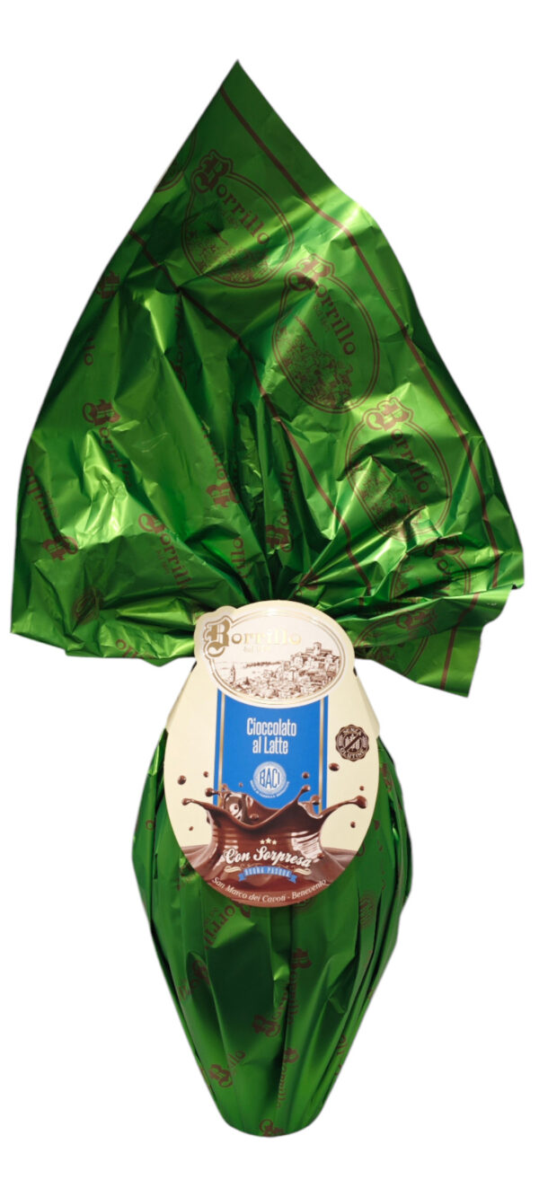 Borrillo Dolciaria Uovo Gigante al Cioccolato a Latte con Sorpresa 500g