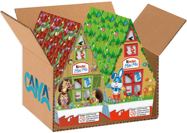 Ferrero Kinder Mini Mix Casetta con Cioccolato Kinder Assortito 76g box