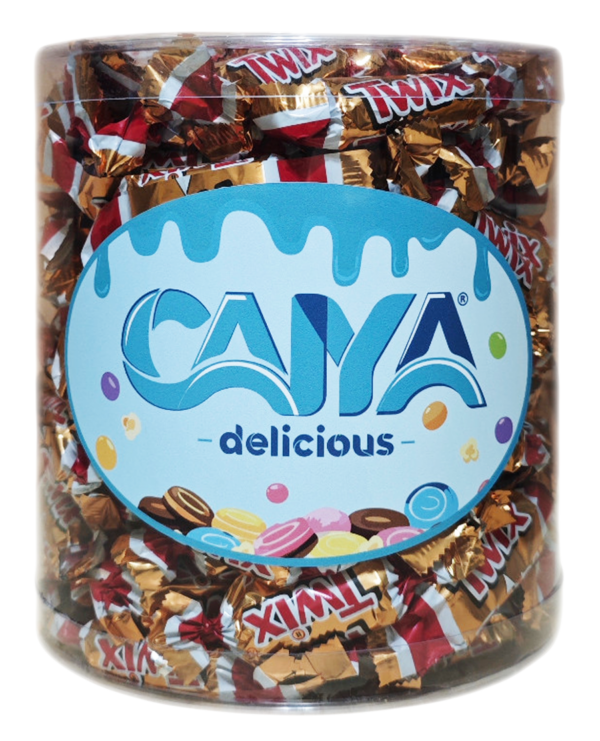 Cilindro Miniatures con Twix con Biscotto e Mou 1kg