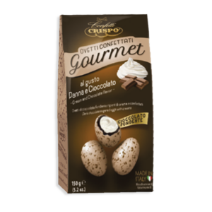 Crispo Ovetti Confettati Gourmet Cioccolato Fondente al gusto