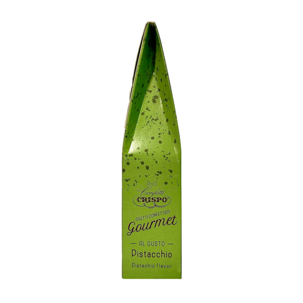 Crispo Ovetti Confettati Gourmet Cioccolato Fondente e Pistacchio 150g