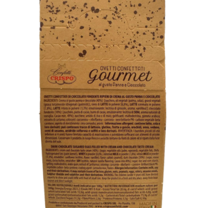 Crispo Ovetti Confettati Gourmet Cioccolato Fondente al gusto retro