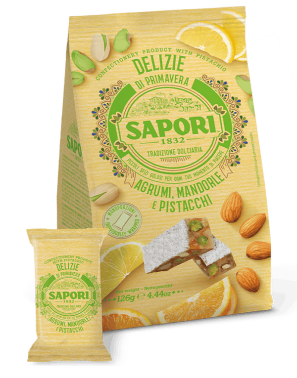 Sapori Delizie di Primavera Agrumi, Mandorle e Pistacchi 126g