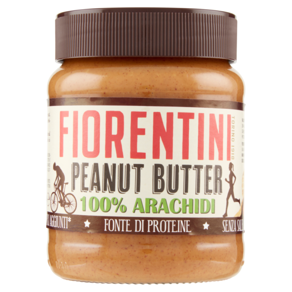Fiorentini Peanut Butter 100% ARACHIDI Crema Spalmabile Protein 350g