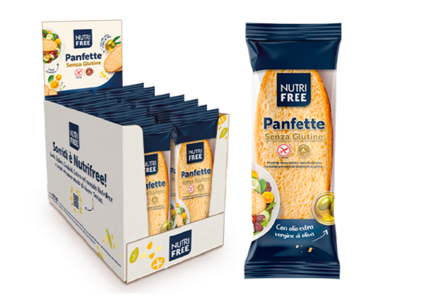 NutriFree Panfette Senza Glutine e Senza Lattosio Box 20x75g