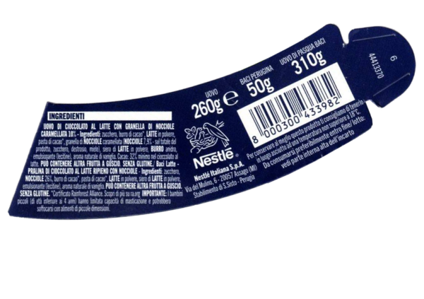 Baci Perugina Uovo Latte con Nocciole, Decorato con Incisioni nel Cioccolato 310g