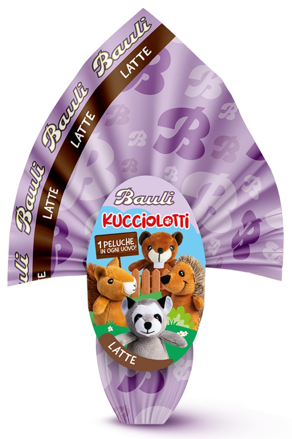 Bauli Uovo Kucciolotti Cioccolato Bianco con Sorpresa Peluche 190g
