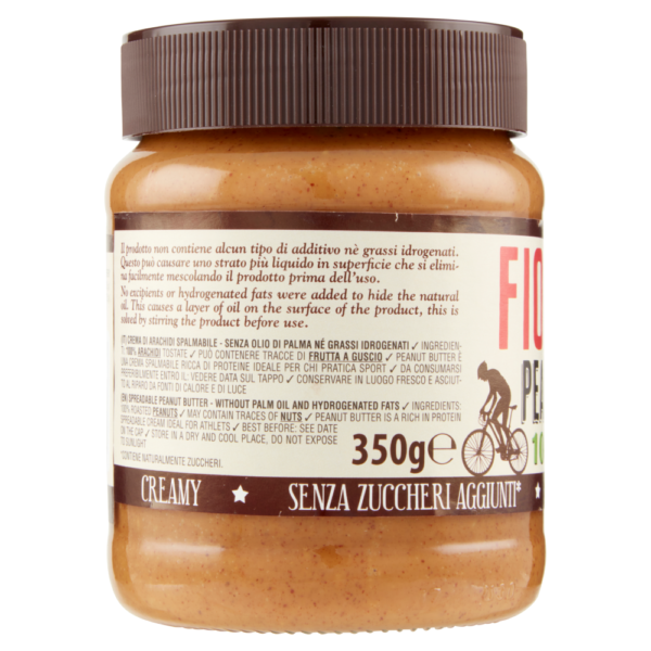 Fiorentini Peanut Butter 100% ARACHIDI Crema Spalmabile Protein 350g