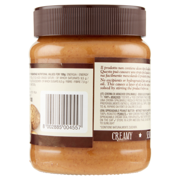 Fiorentini Peanut Butter 100% ARACHIDI Crema Spalmabile Protein 350g