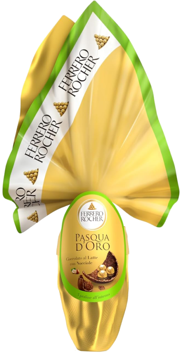 Ferrero Rocher Uovo Pasqua D'Oro Cioccolato Latte con Sorpresa 212,5g