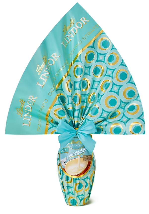 Lindt Lindor Uovo Cioccolato al Latte con Ripieno al Cocco 360g