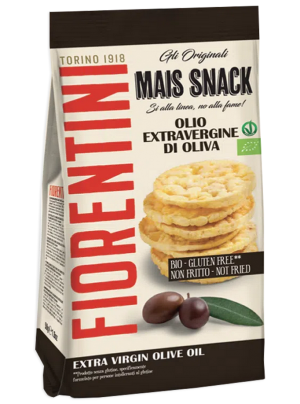 Fiorentini Mais Snack Bio Mini Gallette all'Olio Extravergine di Oliva 50g