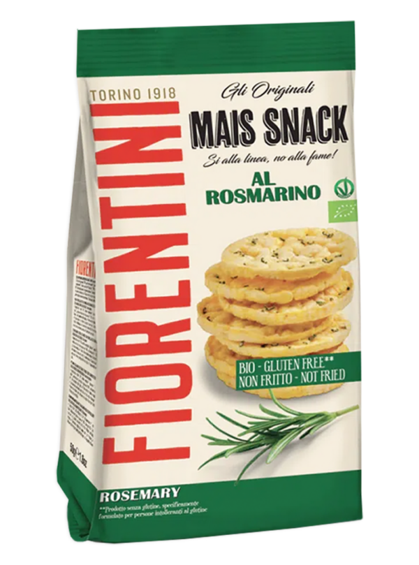 Fiorentini Mais Snack Bio Mini Gallette al Rosmarino 50g