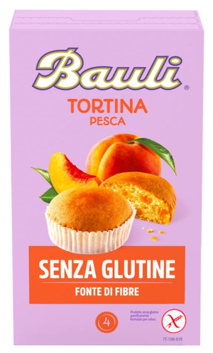 Bauli Tortine alla Pesca Senza Glutine 140g