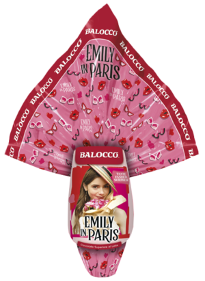 Balocco Uovo Emily in Paris al Cioccolato al Latte con Sorpresa 240g