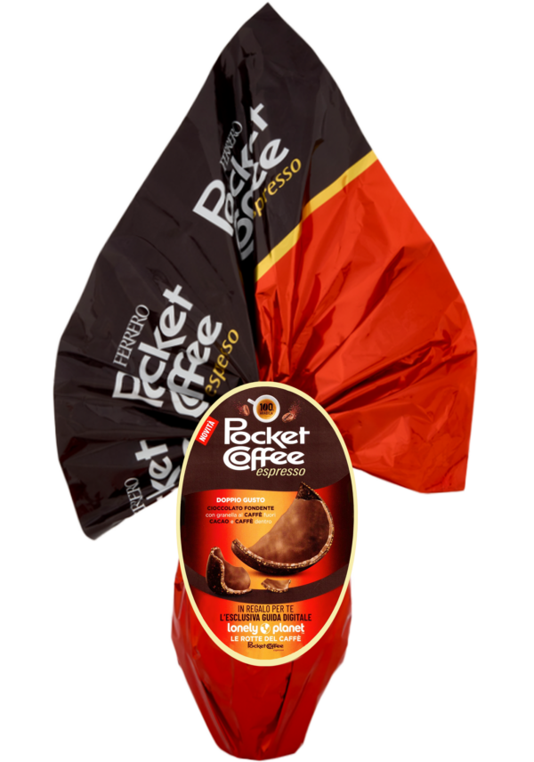 Pocket Coffee Uovo Doppio Gusto Cioccolato Fondente e Caffè 250g