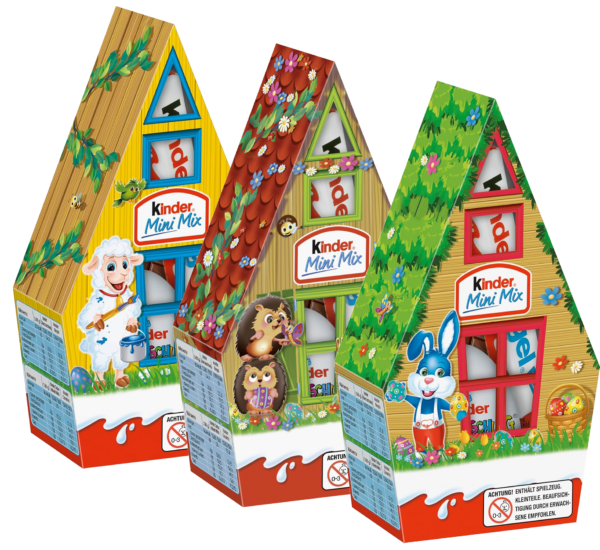 Ferrero Kinder Mini Mix Casetta con Cioccolato Kinder Assortito 76g