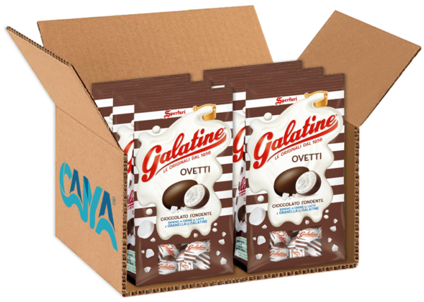 Galatine Ovetti di Cioccolato Fondente 150g box