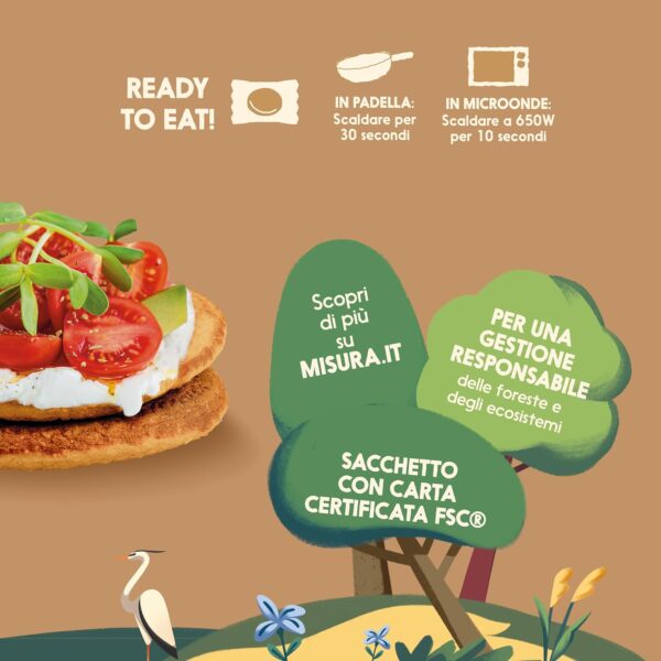 Misura Fibrextra Pancake Integrali Ricchi di Fibre 200g