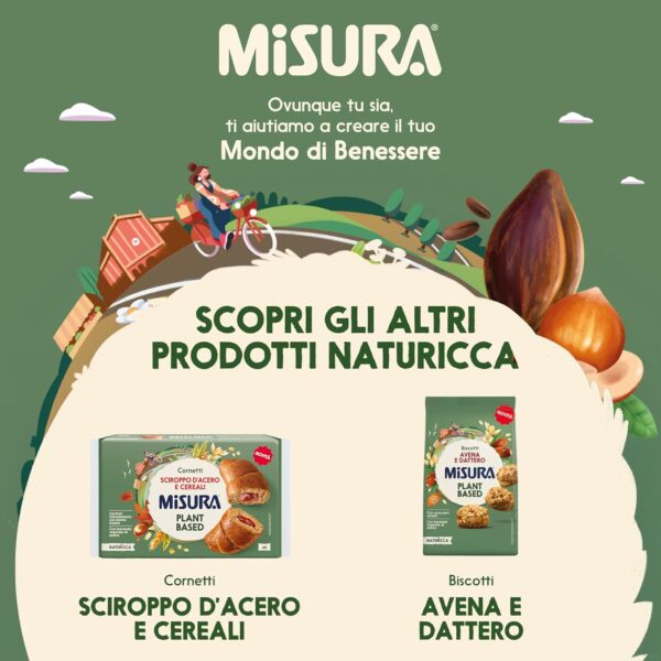 Misura Naturaricca Biscotti alle Nocciole e Fave di Cacao 260g