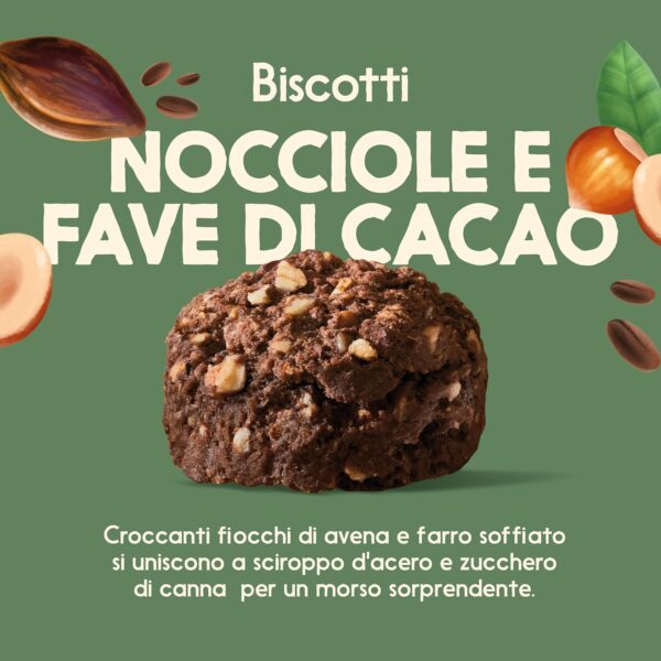Misura Naturaricca Biscotti alle Nocciole e Fave di Cacao 260g