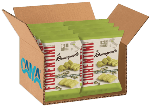 Fiorentini Le Romagnole Focaccine di Piselli al Sale Marino 60g - immagine 4