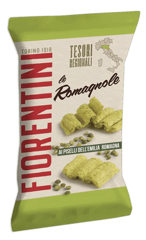 Fiorentini Le Romagnole Focaccine di Piselli al Sale Marino 60g