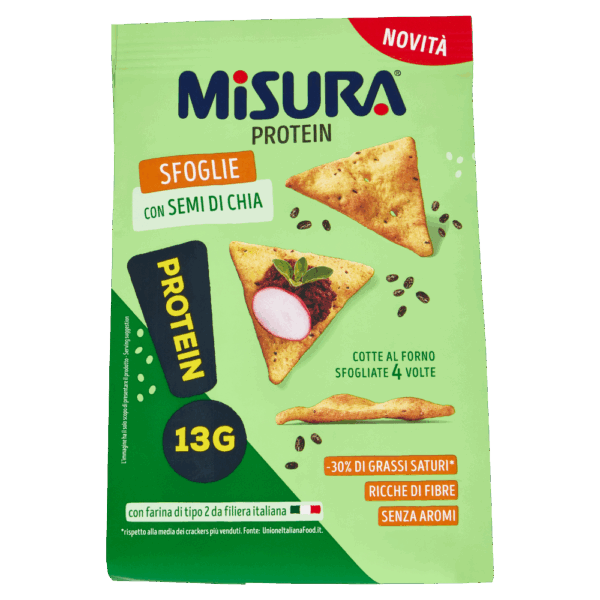 Misura Protein Sfoglie con Semi di Chia 170g - immagine 2