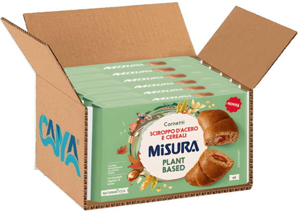 Misura Naturaricca Cornetti allo Sciroppo d'Acero e Cereali 298g box